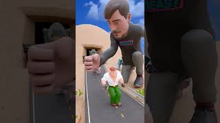 Cameraman & Skibidi Through Mive Hand Giant Mrbeast