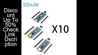 10Pcs Nano 3.0 With Bootloader Compatible Controller Minitype-Cmicro Usb Ch340 Usb Driver 16Mhz At