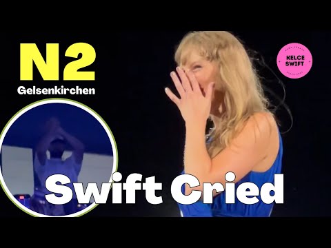 Taylor Swift WIPES AWAY TEARS after Travis Kelce APPLAUDED her for ‘I’m falling in love again’ on N2