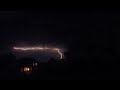 Amazing Sideways Lightning Streak in Forest, VA