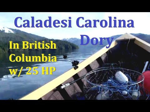 Homebuilt Caladesi 20' Carolina Dory in British Colombia - YouTube