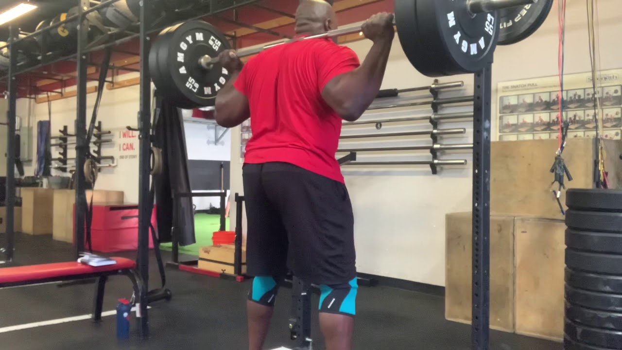 Week 2. Day 4. Squats 265lbs 3 sets x 8 reps The music does not belong to me