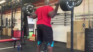 Week 2. Day 4. Squats 265lbs 3 sets x 8 reps The music does not belong to me
