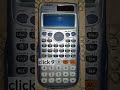 How to reset a Casio fx-991ES PLUS | Scientific calculator | two way power