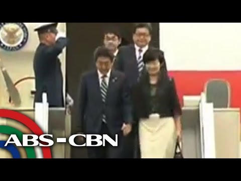 WATCH: Shinzo Abe arrives in Manila for official visit WATCH: Shinzo Abe arrives in Manila for official visit #1