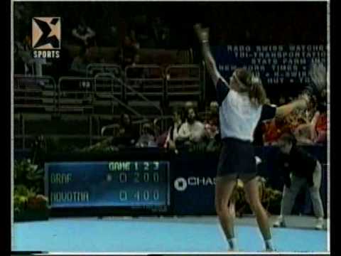 Steffi グラフ vs Jana ノボトナ 1996-part 3 of 16