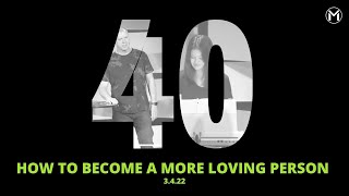 Becoming a More Loving Person