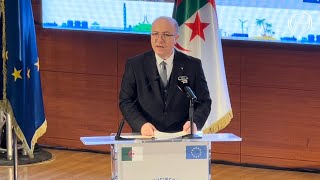 كلمة الوزير الأول خلال إشرافه على افتتاح منتدى أعمال الطاقة بين الجزائر والاتحاد الأوروبي