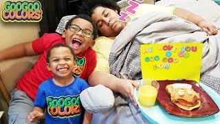 Happy Mothers Day Goo Goo Gaga Cooks Breakfast And Surprise Mom