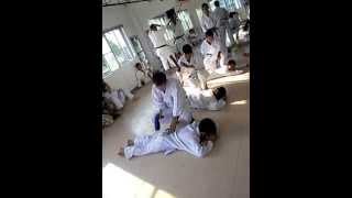 Joshuas Karatedo Belt Whipping And Promotion Ceremony