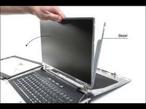 Repair Broken Laptop LCD Screen - Instructions - YouTube