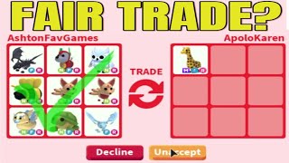 Should I Accept? Mega Fr Giraffe Roblox Adopt Me
