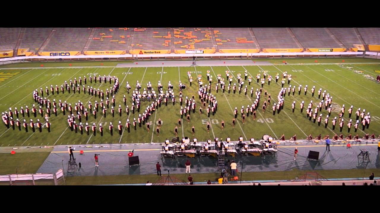 2012 ASU Marching Band ASU Band Day (Oct 20) YouTube