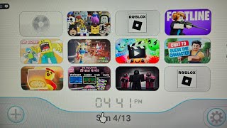 The Wii Menu In Roblox