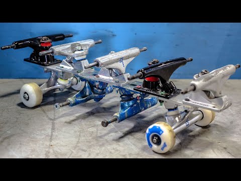 SKATEBOARD MADE OF 100% TRUCKS?!