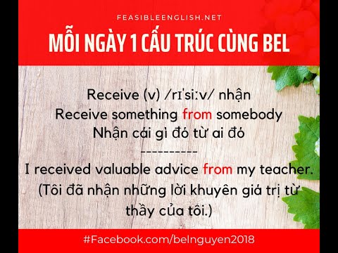 Tự học tiếng anh giao tiếp - mỗi ngày 1 cấu trúc - receive (33)