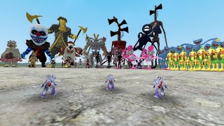 Little Roxanne Wolf Vs Poppy Play Time Chapted2 Siren Heads And Dark Deception 4