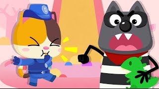Bayi Kucing Menangkap Serigala Jahat | BabyBus Song | BabyBus Bahasa Indonesia