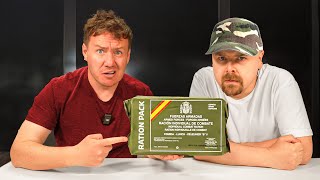 British Guys Taste Test Spanish Mre Meal Ready To Eat Ft