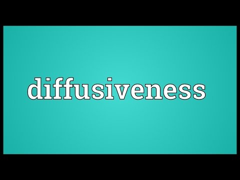 Header of diffusiveness