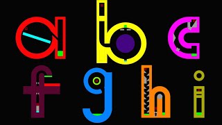 Alphabet Lore Band Marble Race Algodoo