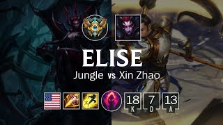 Elise Jungle vs Xin Zhao - NA Challenger Patch 8.21