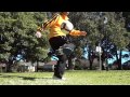 リフティング 片足2タッチ #12 アウトサイドからニー(も...