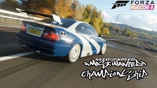 Forza Horizon 4 - The Need For Speed Most Wanted Championship