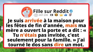 Je Suis Arrivée À La Maison Pour Les Fêtes De Fin Dannée, Mais Ma Mère A Ouvert La Porte Et A Dit..