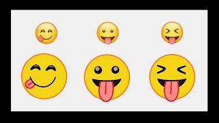 Timelapse - Whatsapp Smile Emoji Art in MS Paint - ComeTube
