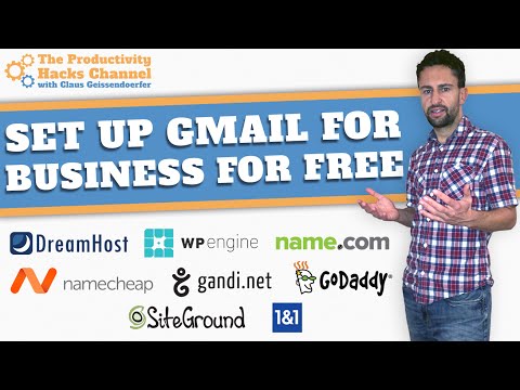 VIDEO : how to set up a business email through gmail for free - this tutorial guides you on how to use your ownthis tutorial guides you on how to use your ownbusiness domainto send and receive professionalthis tutorial guides you on how t ...