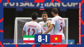 #ACFutsal2022 - Quarter-finals | Islamic Republic of Iran 8  - 1 Vietnam