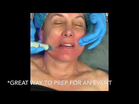 Watch as Dr. Marisa Lawrence has a Hydrafacial treatment