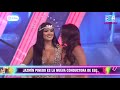 Jazmín Pinedo y Gino Assereto se reencontraron con tierno ab...