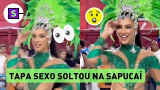Musa do Carnaval, Gabriela Versiani perde tapa-sexo no meio da Sapucaí: 'Vergonh