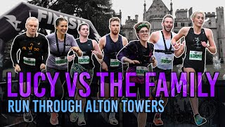 Lucy Vs The Family | 10k Race | Run Through Alton Towers
