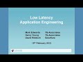 low latency