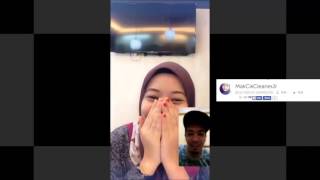 Nono Live Sungguhan Di Buke Makcikcleanerjr 2 - Pake Kerudung Manis Nye Senyum Nye Bigo Malesya