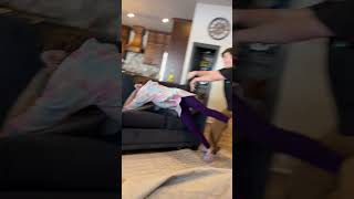 Girl Annoyed At Her Brother