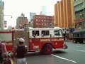 FDNY Engine 54 & Ladder 4 responding