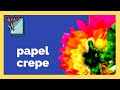Como Hacer Flores de Papel Crepe Facil