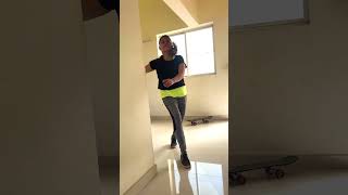Dhanya Mary Varghese Learning Skate Board Dhanya Mary Varghese Actress Skateboard Basics