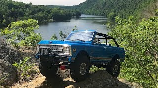 Axial Scx10 Ii 1969 Chevrolet Blazer Through The Woods & Water Crawl - Axial Racing
