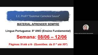 Aprender sempre 3 - 8º ano - páginas 10 a 16