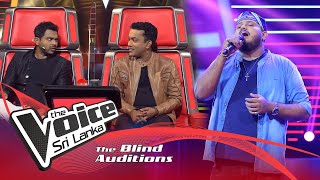 Dellon Juriansz - Nadee Ganga Tharanaye (නදී ගංගා) | Blind Auditions | The Voice Sri Lanka