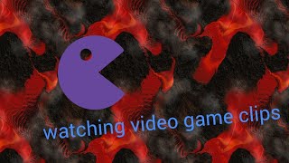 Funny Mikey watches his video game clips