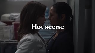 New Amsterdam 4x03 /Hot  Kiss Scenes — Lauren and Leyla (Janet Montgomery and Sh