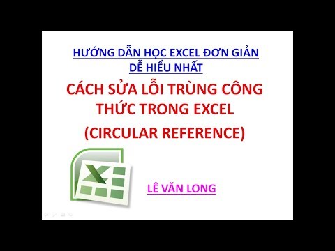 Học Excel Cơ Bản Miễn Phí - Cách Sửa Lỗi Lặp Công Thức Trong Excel - Tự học Excel - Học Excel Online