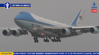 Air Force One Los Angeles (LAX) Arrival