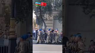 Azerbaycan - Türkiye Komando Ordusu Karabağ Azerbaycandır Askeri Geçit Töreni Bakü